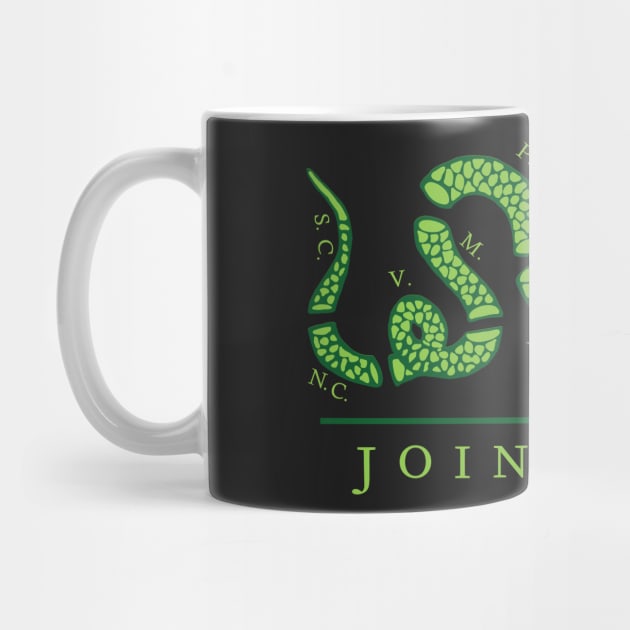 Join or Die Green Version by pelagio